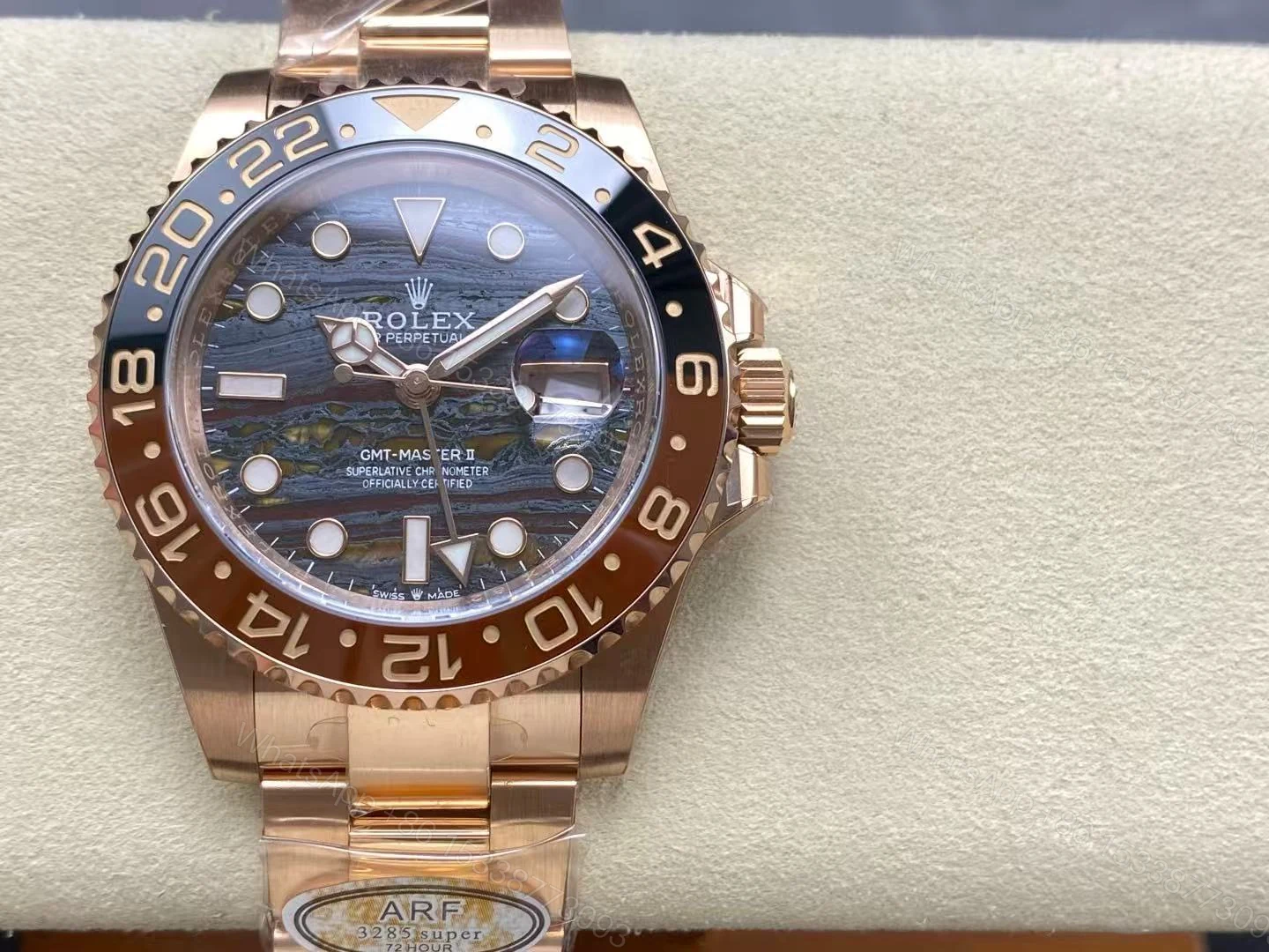 View 2 of Super Clone Replica GMT-Master II Tiger Iron Dial (2025)