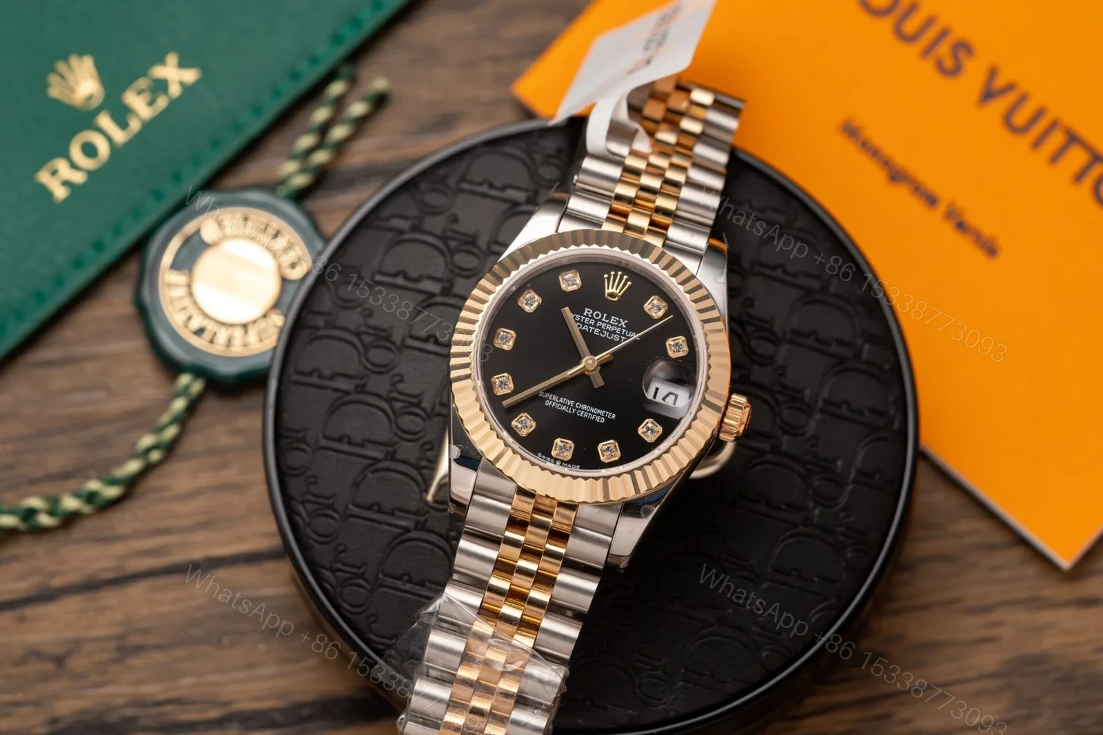 View 2 of Rolex Datejust Black Diamond Dial 126231-0019 36 mm
