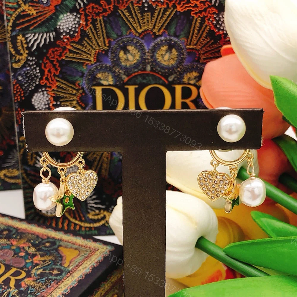 View 7 of DIOR Pearl charm earrings