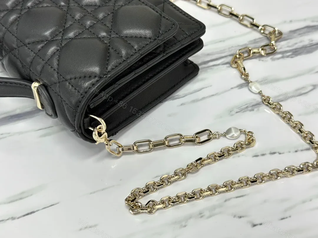 View 5 of Dior Women’s Super Handbag Black Crossbody Bag 21×11.5cm