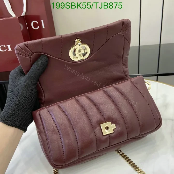 View 18 of Gucci Rosso Ancora Red Leather Mini Top Handle Bag HG258
