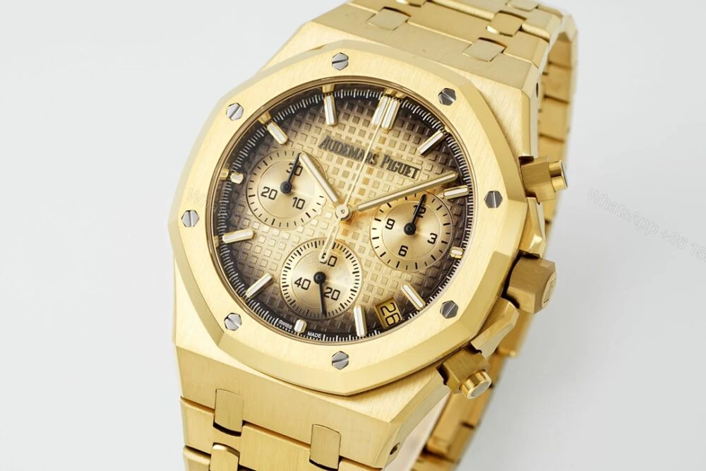 View 2 of Royal Oak Chrono 26240BA 41mm YG/YG Gold Dial APS SH4401 Super Clone