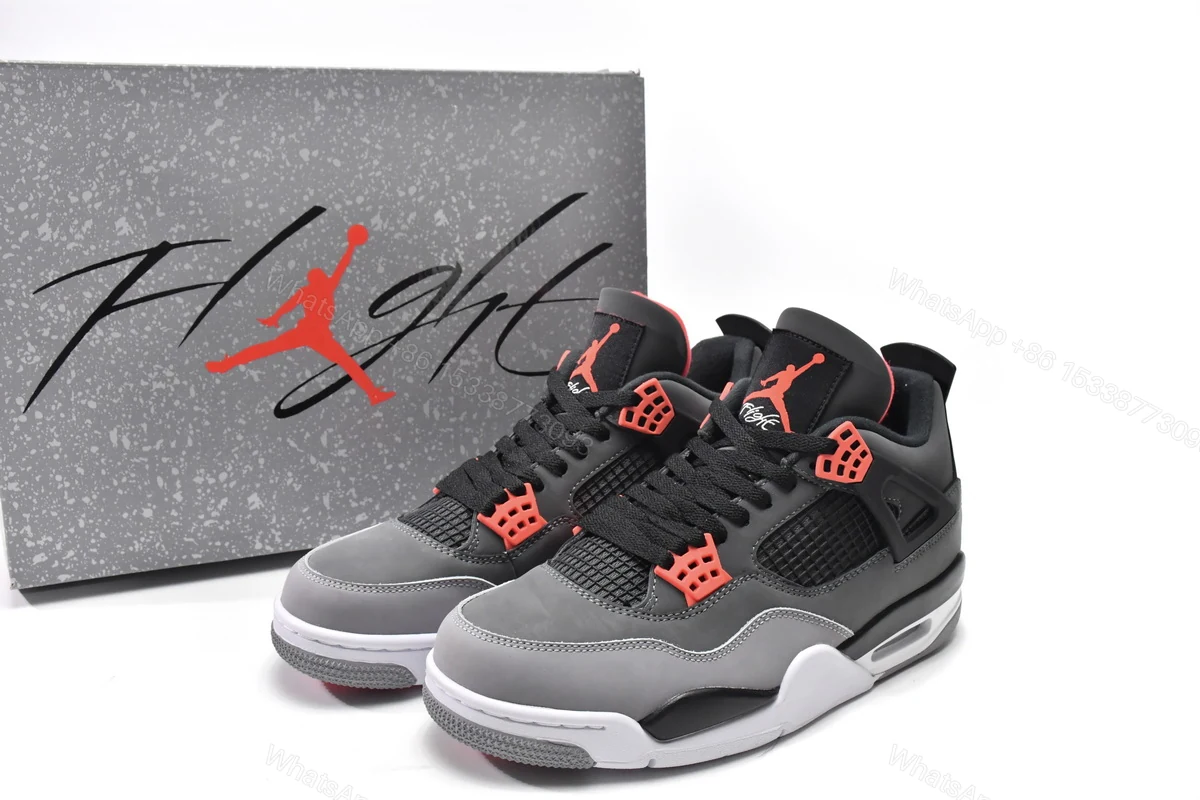 Air Jordan 4 Red Glow Infrared DH6927-061 — view 2