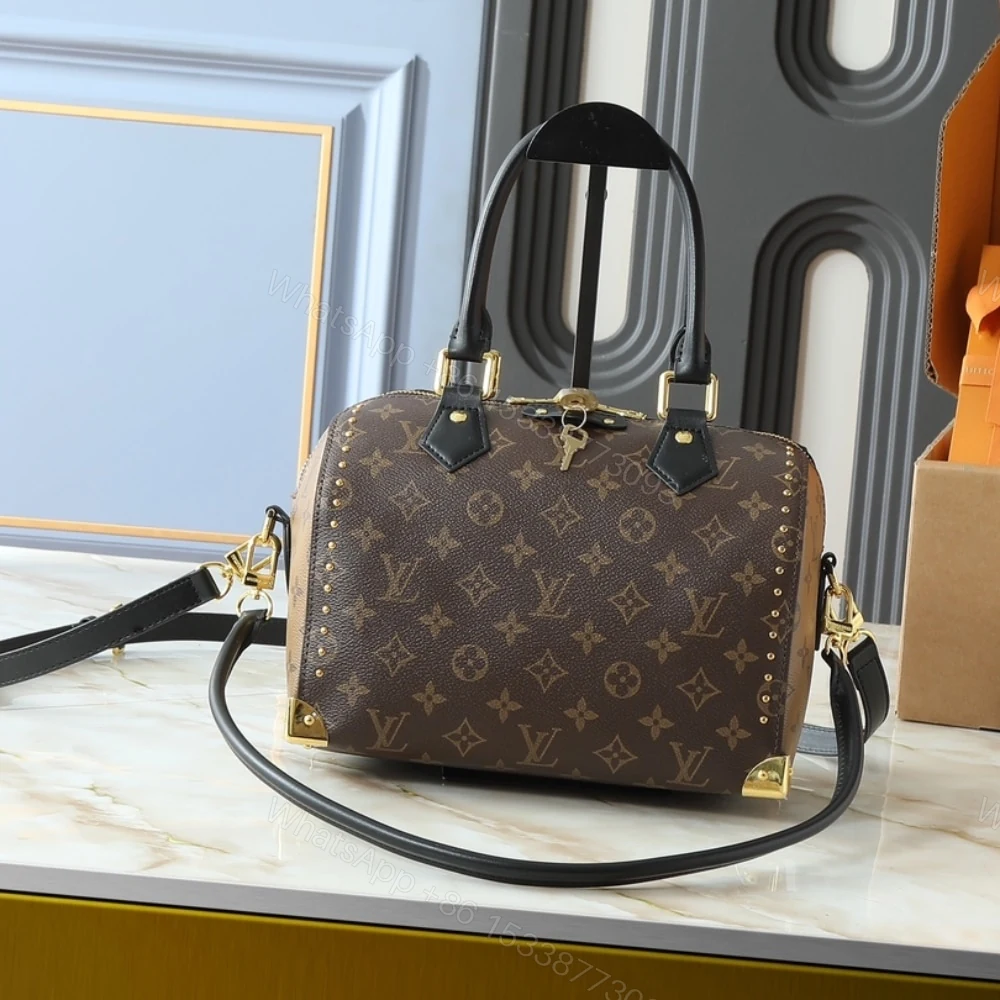 View 2 of Louis Vuitton Speedy Trunk Bag 25 Monogram Brown 27Cm M26181