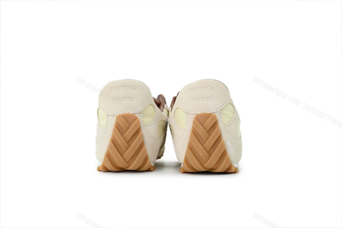 View 4 of Bottega Veneta Orbit Sneaker 'Beige Coffee' 838384 V3MS2 9321
