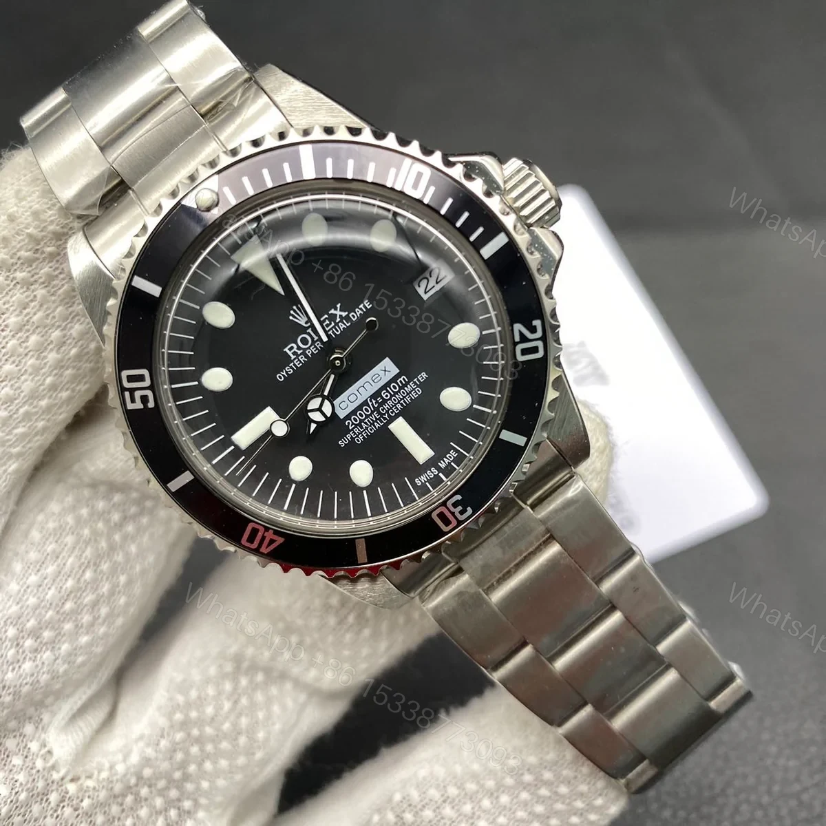 View 3 of Replica Rolex Submariner ” Comex” – Super Clone