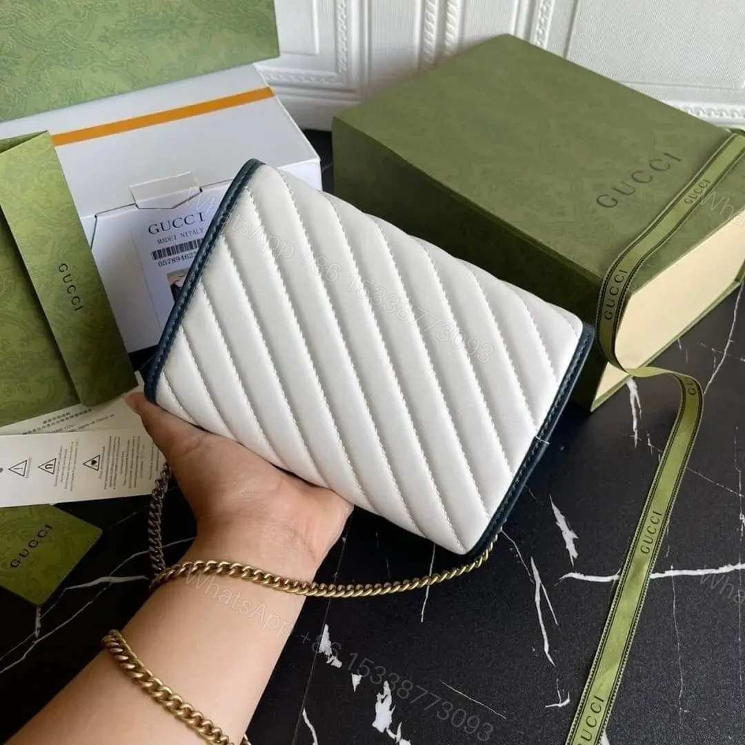 View 3 of Gucci Chain Wallet GG Marmont