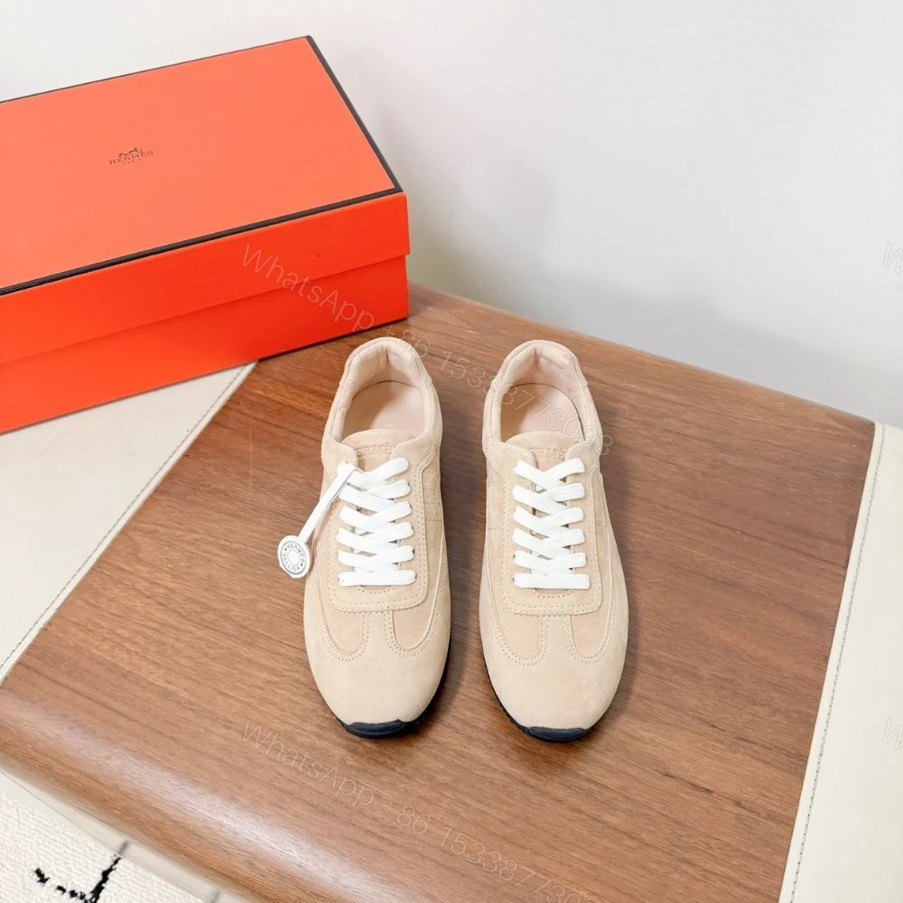 View 4 of Hermes Master Sneaker Beige Perlino