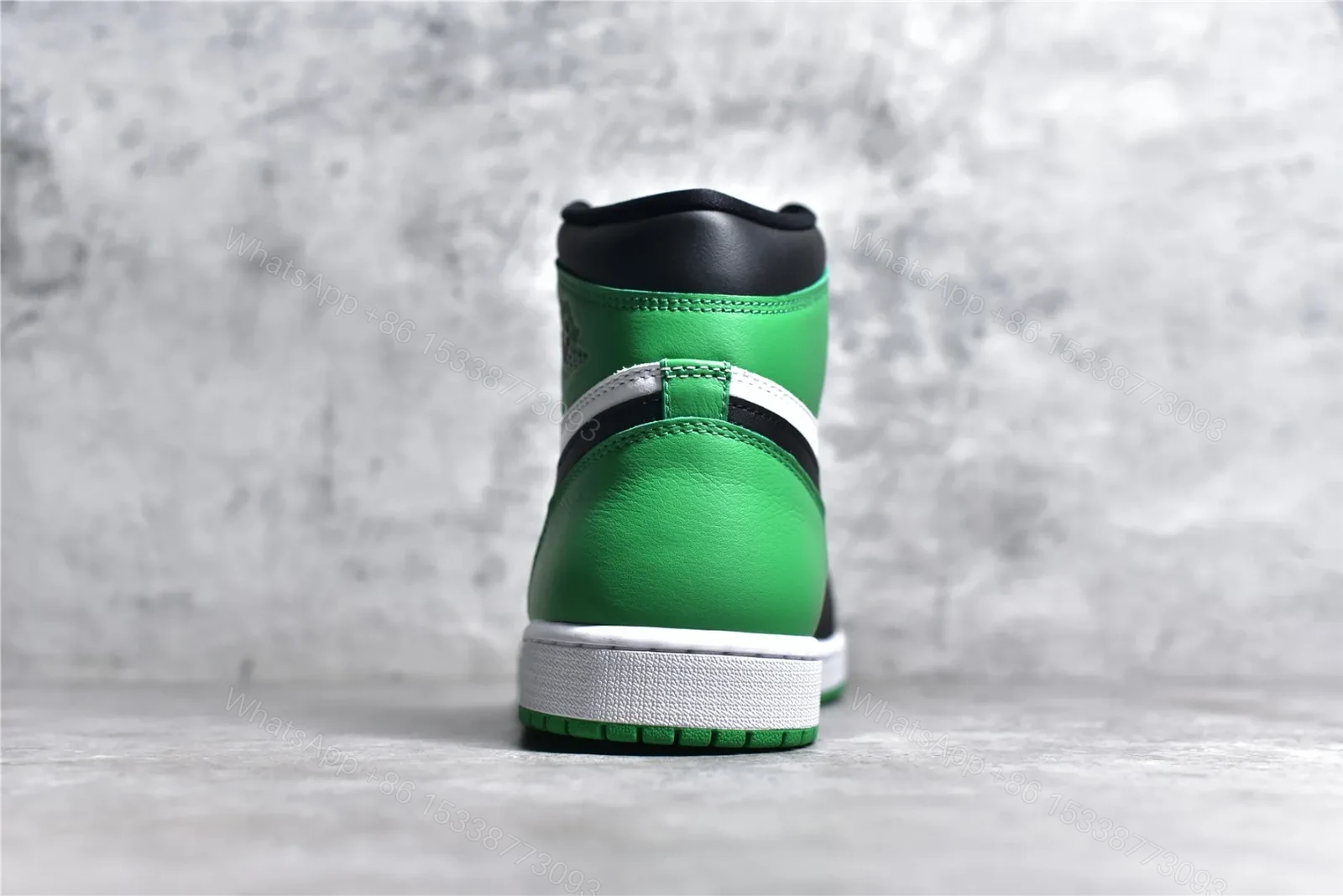 View 7 of Air Jordan 1 Retro High “Lucky Green” Black Reps