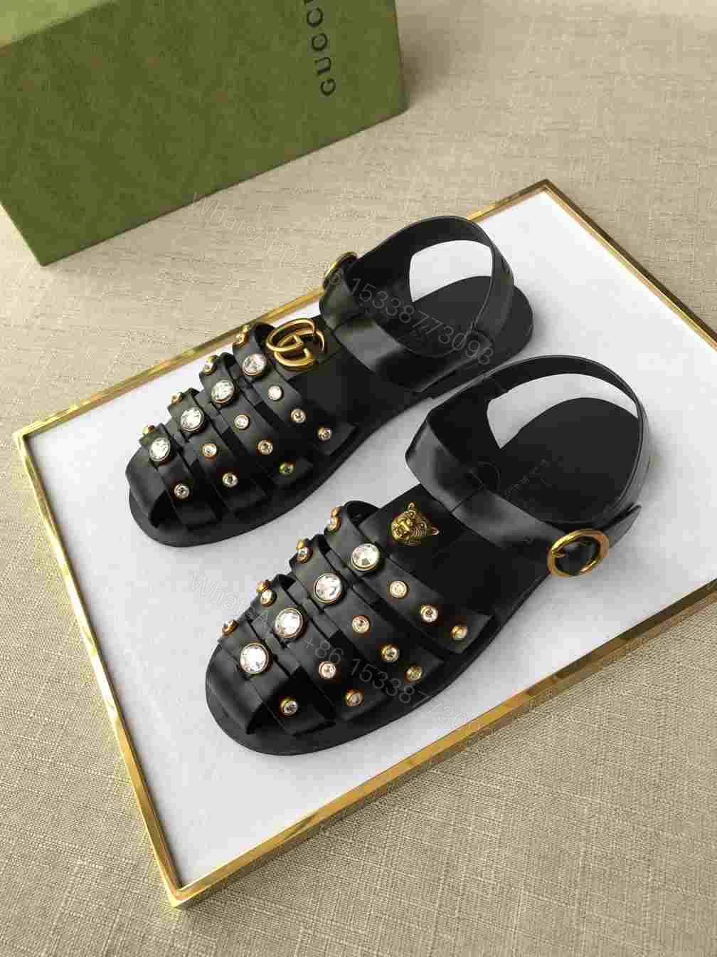 View 3 of GUCCI SANDAL WITH DOUBLE G – SDG002