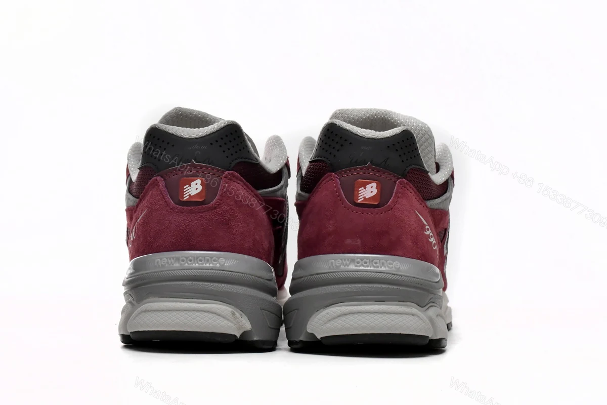 View 4 of Teddy Santis x New Balance 990v3 Scarlet Marblehead M990TF3