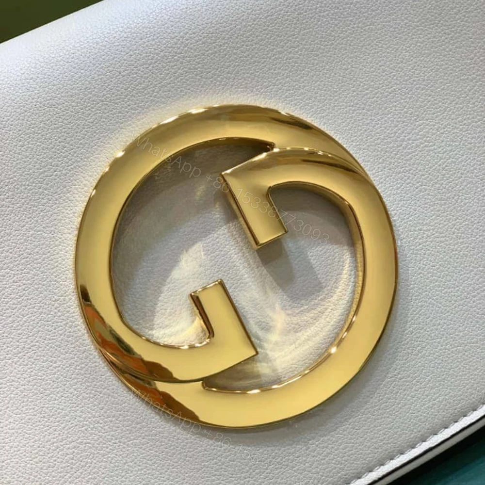 View 3 of Gucci Blondie Shoulder Bag White 28Cm 699268 UXX0G 9022