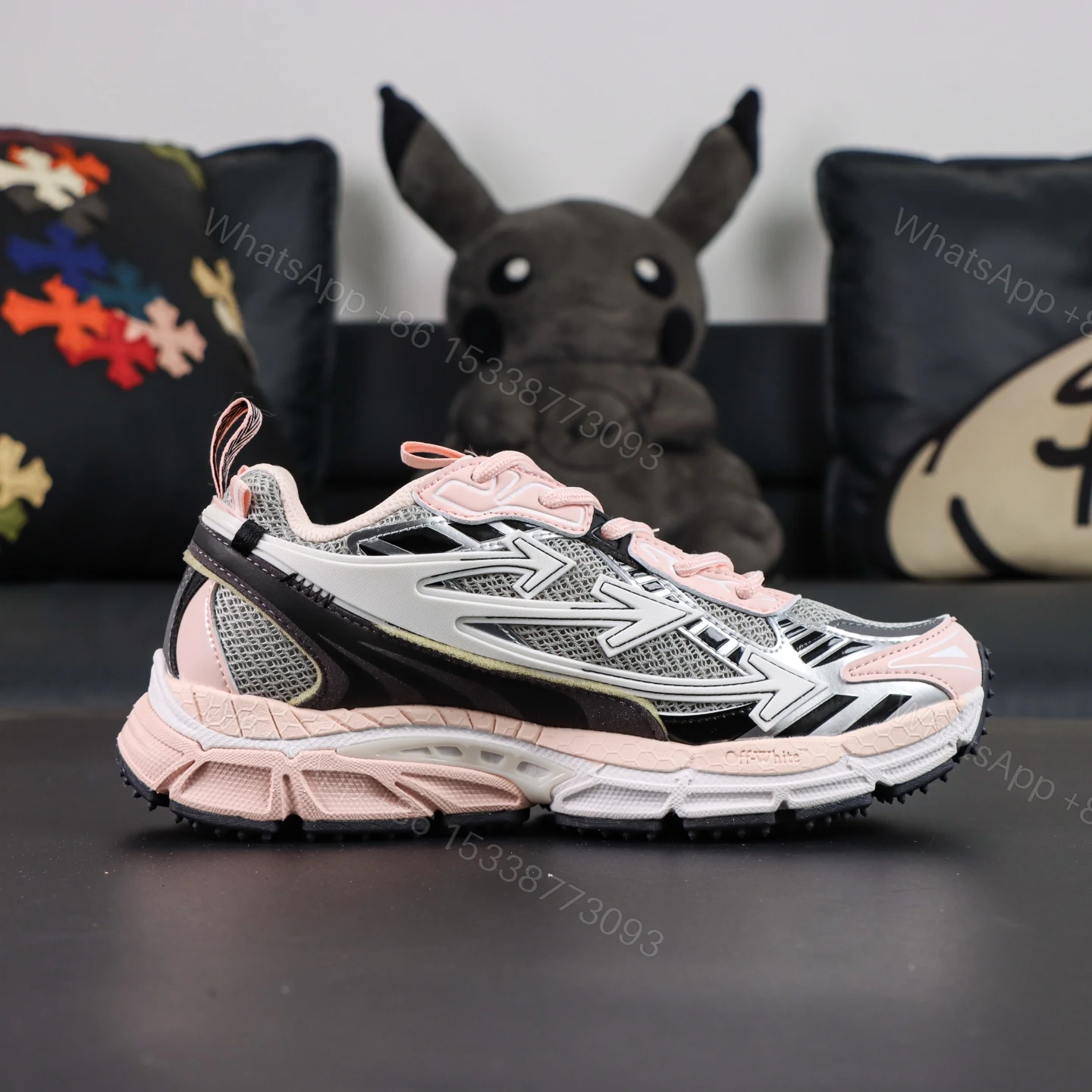 View 2 of Off White Be Right Back Pink White