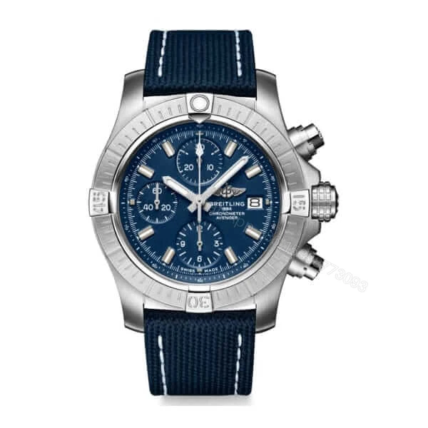 Breitling Avenger Super Clone A13385101C1X2 Blue Dial — view 1