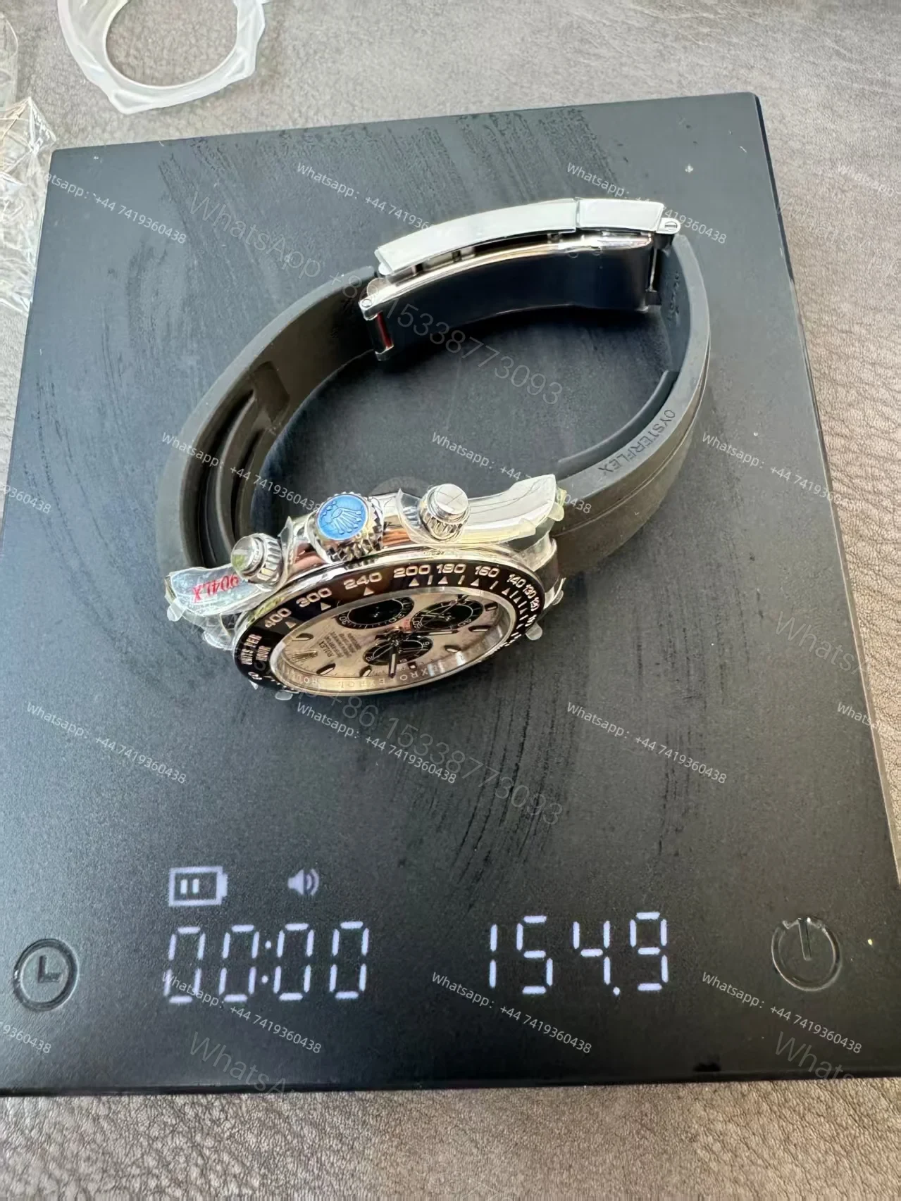 View 15 of Rolex Super Clone Daytona M126519LN-0007 Meteorite Dial 4131 Movement