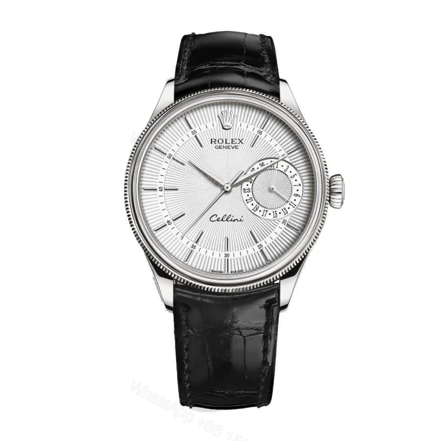 View 2 of Rolex Cellini 50519 39mm : Black Dial White Gold Super Clone
