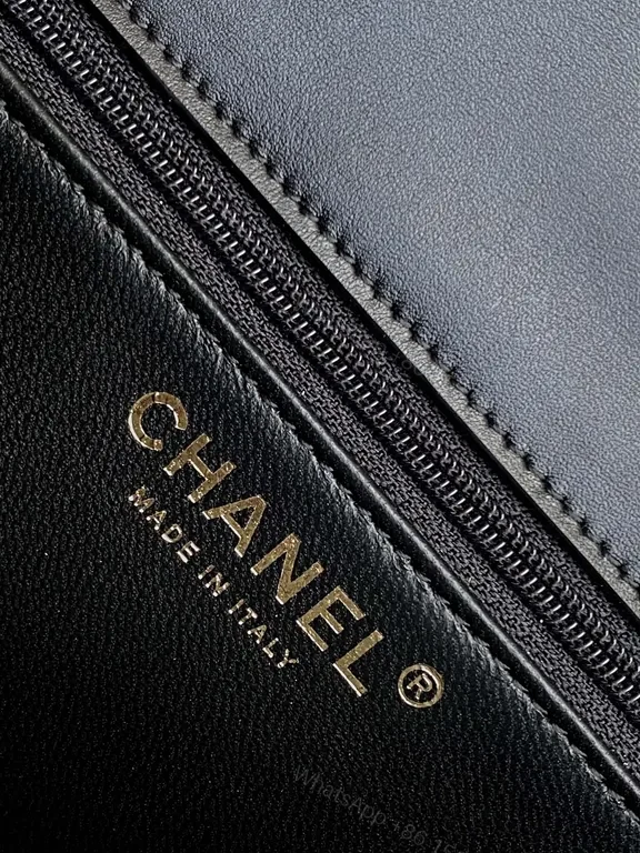 View 2 of Black Faux Leather Quilted Chain-Shoulder Bag, Luxury Everyday Style