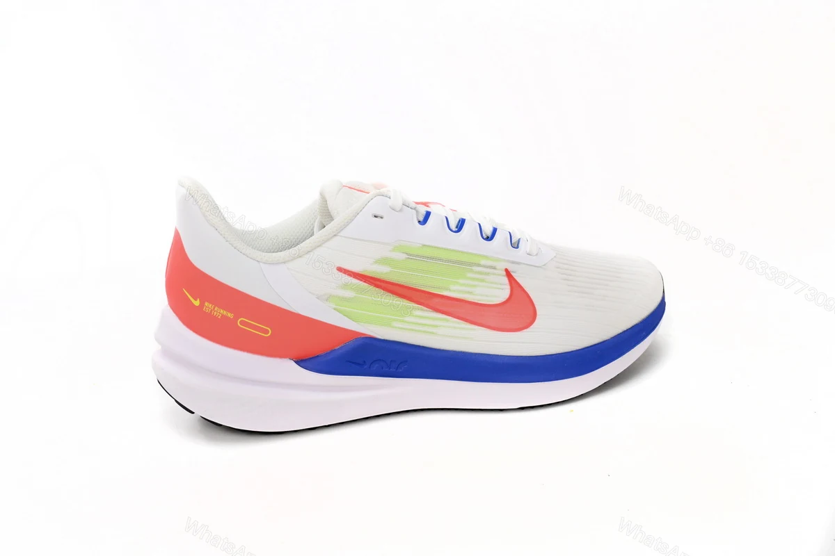 View 10 of Nike Air Winflo 9 White Blue Red DX3355-100