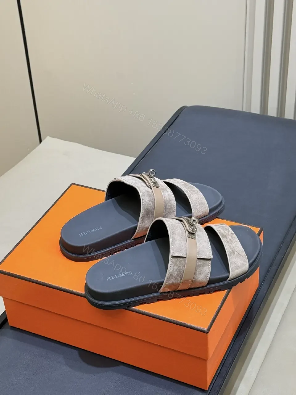 View 6 of Textured Straps Sandals - Luxe Comfort, Everyday Style