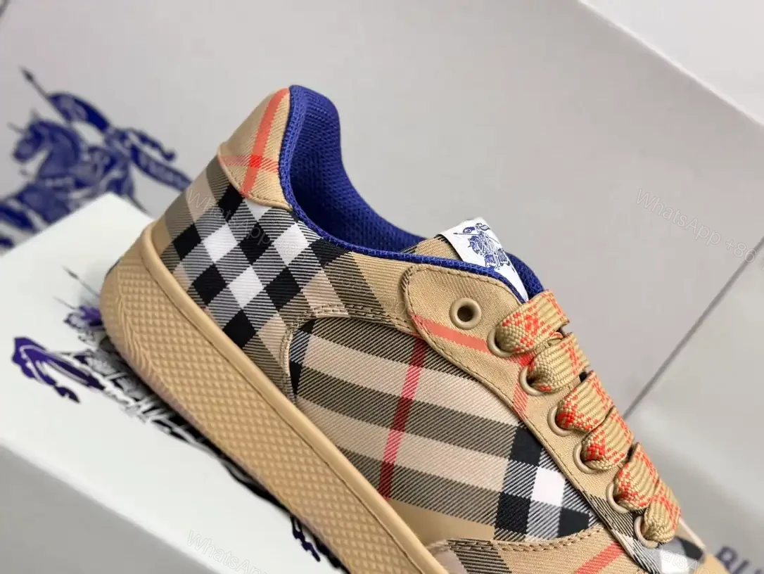View 5 of BURBERRY TERRACE CHECK SNEAKERS – BBR093