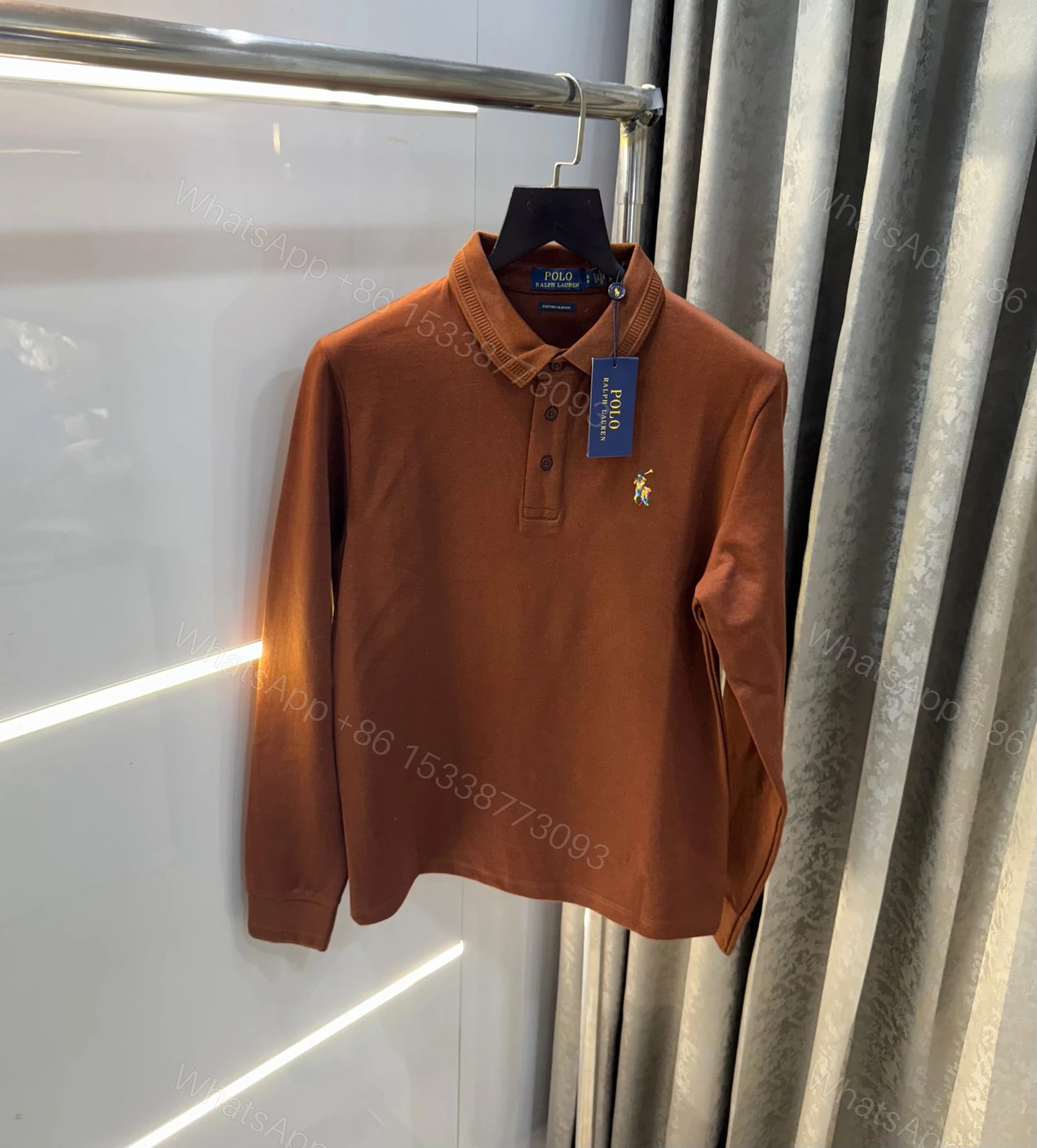 View 4 of FIRST COPY Ralph Lauren Premium Full Sleeves Polo T-Shirts