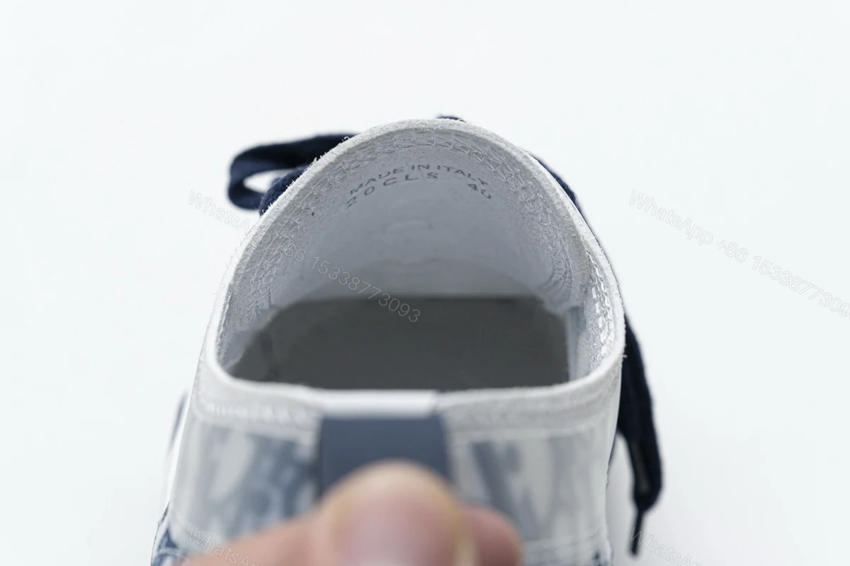View 9 of Dior B23 HT Oblique Transparency LOW T00962H565 White Blue