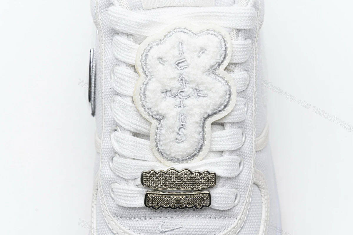 View 8 of Travis Scott x Nike Air Force 1“White” AQ4211-100