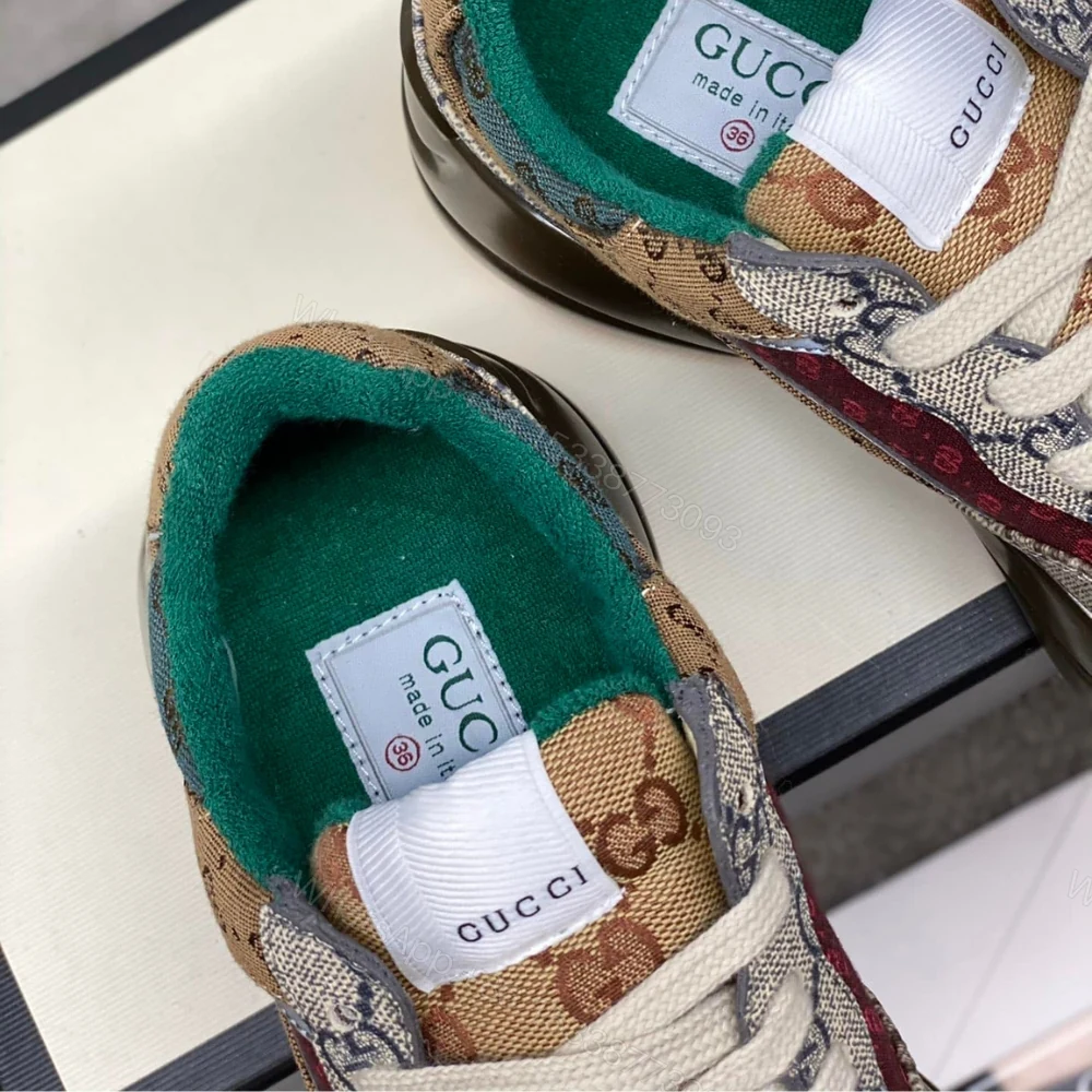 View 7 of Gucci Women’S GG Rhyton Sneaker ‎619891 99WG0-6060