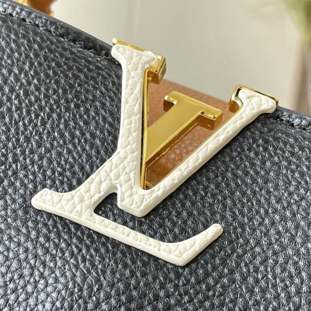 View 6 of Louis Vuitton Capucines BB Black Arizona 27Cm M59466