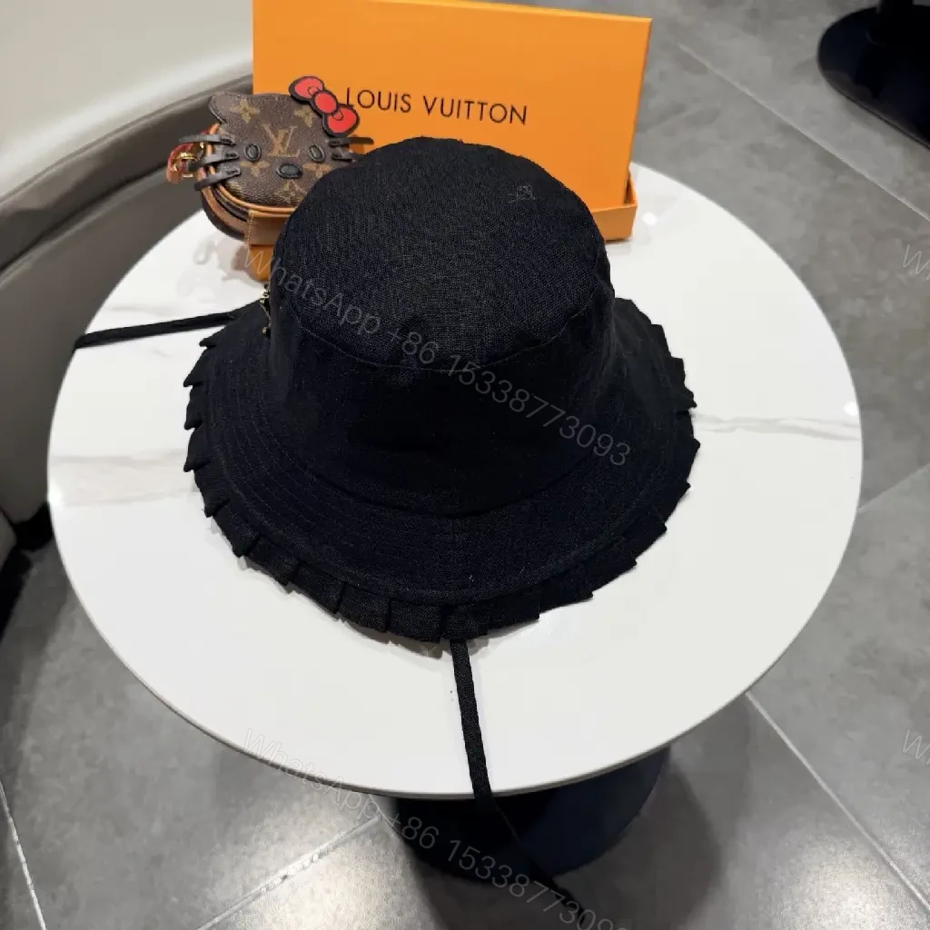 View 3 of Chic Structured Bucket Hat with Premium Emblem