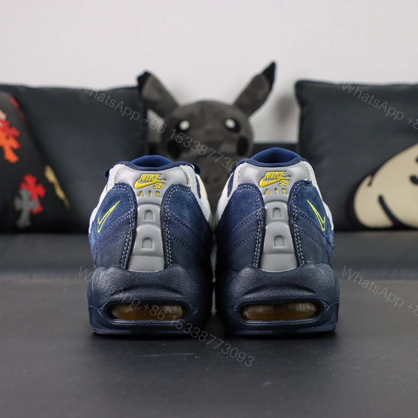 View 7 of Eric Koston x Nike Air Max 95 Obsidian and Speed Yellow