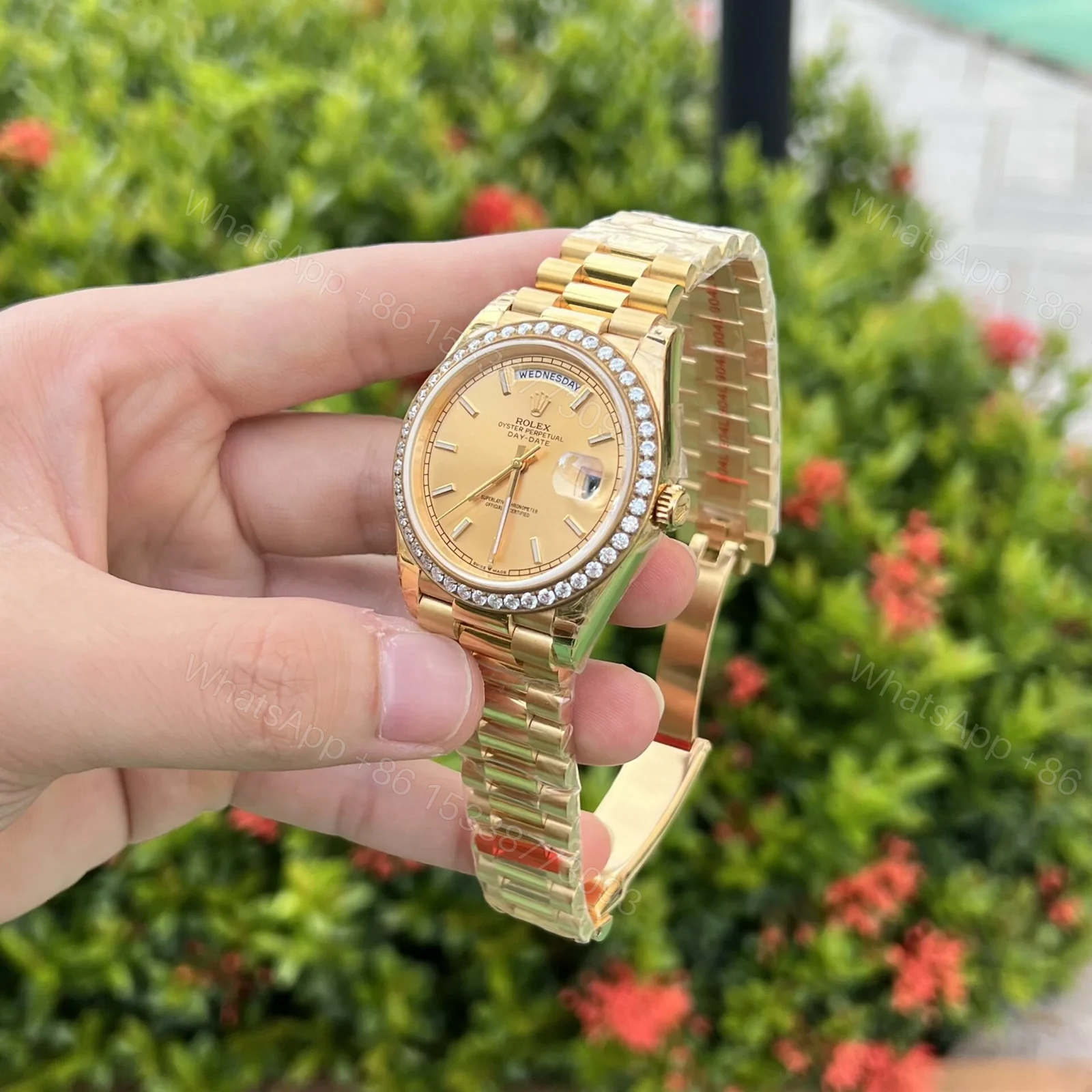 View 6 of Superclone Rolex Day-Date Champagne Dial 228348rbr-0008 40 mm
