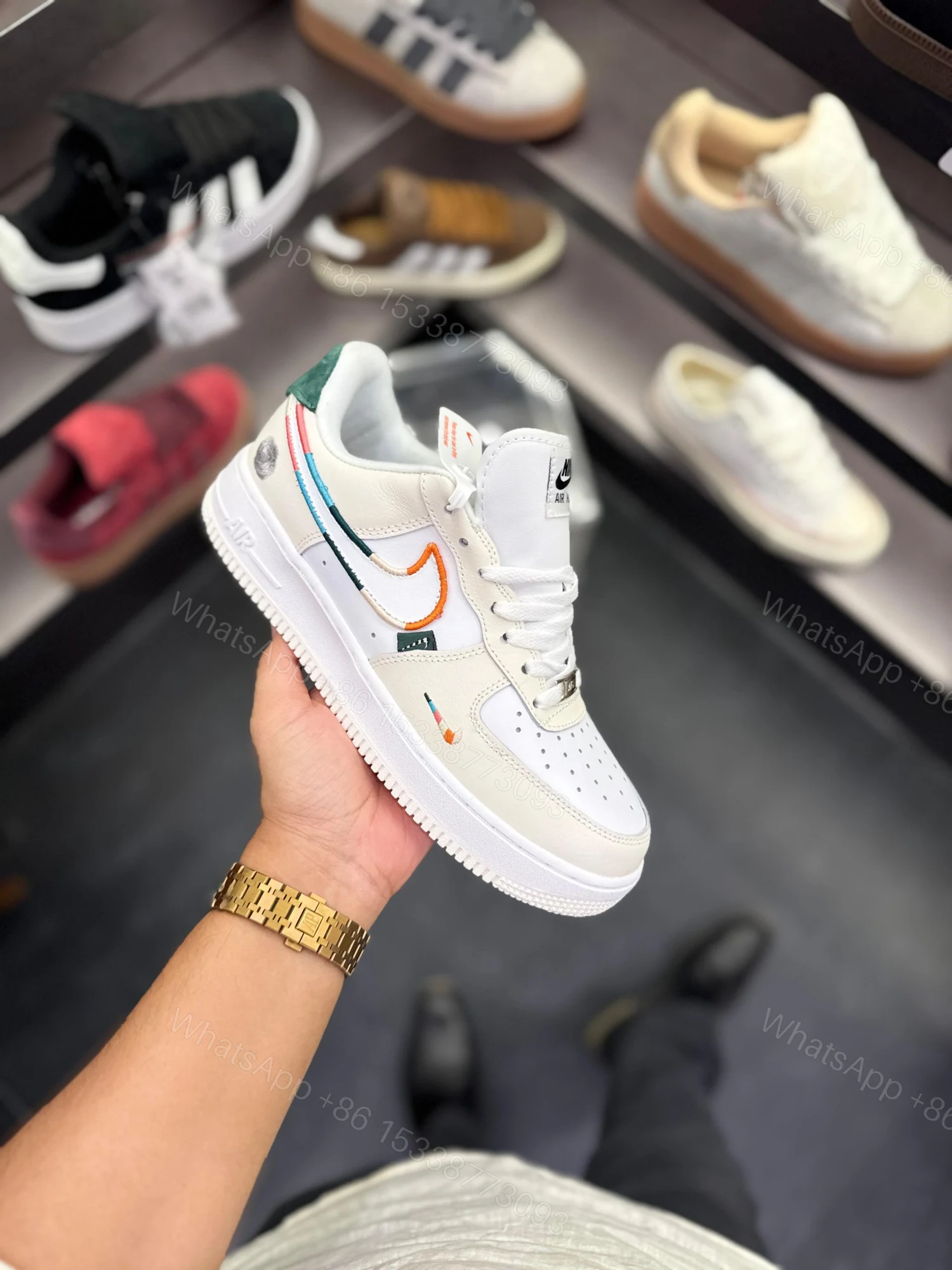View 2 of FIRST COPY NIKE AIRFORCE ALL PETALS UNITED WHITE
