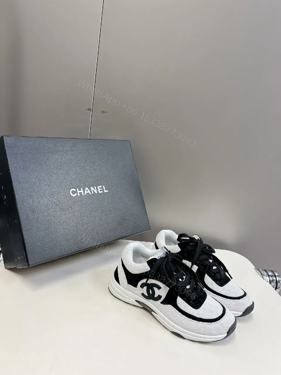 View 3 of Monochrome Luxe High-Tops: Subtle Designer Flair Comfort