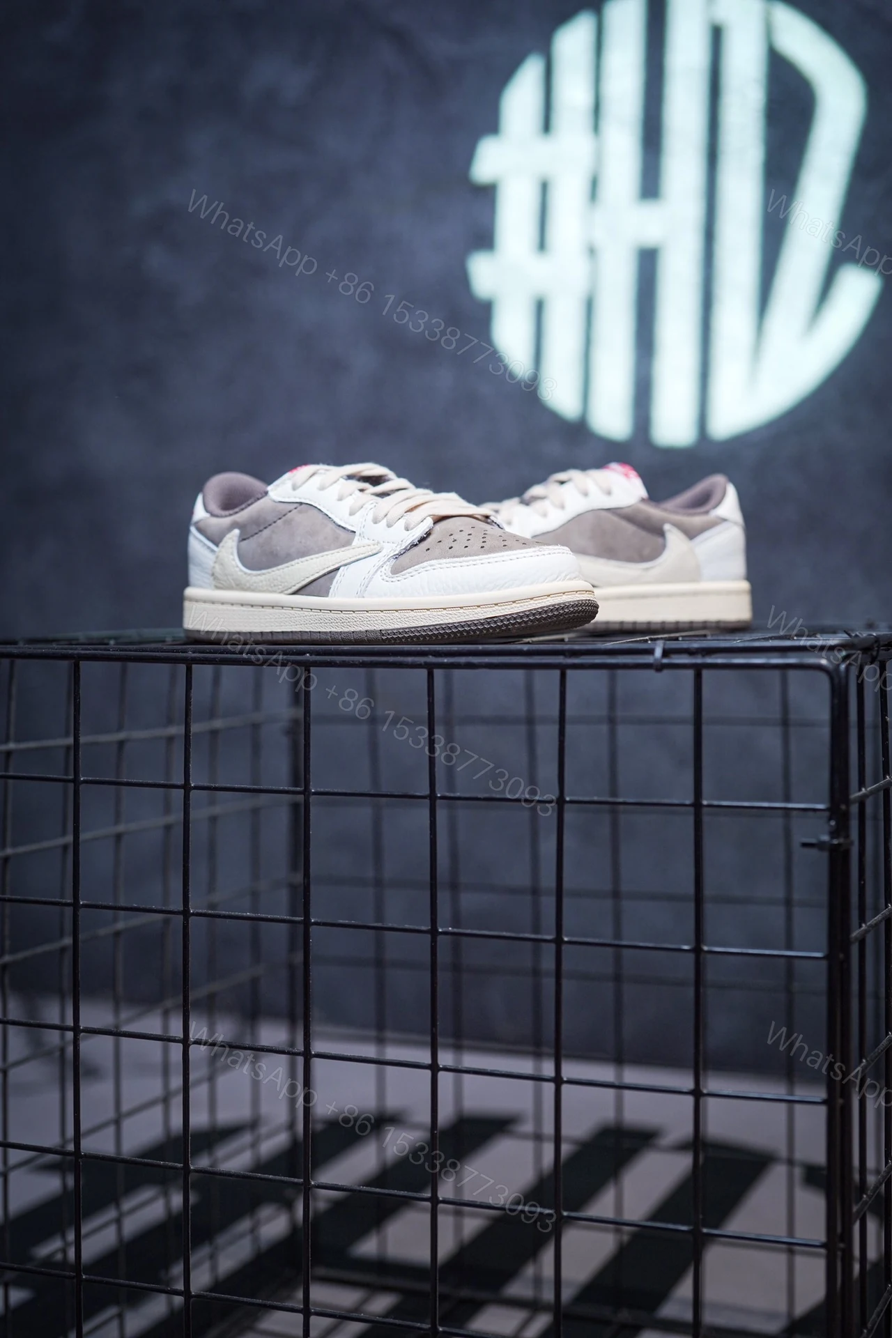 View 2 of Kid Shoes TS x Air Jordan 1 Low Reverse Mocha