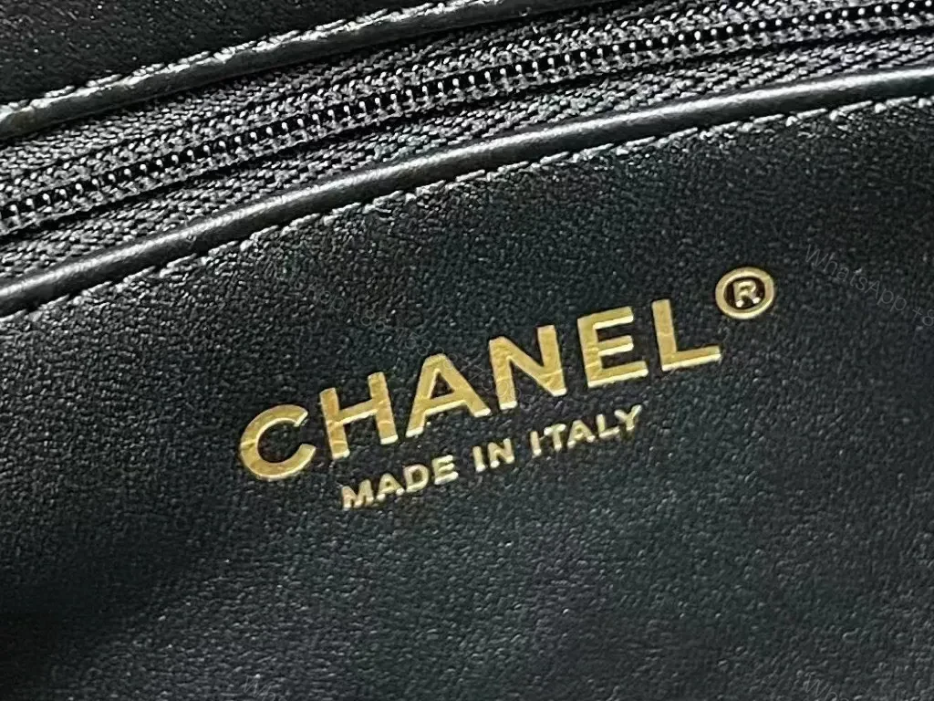 View 8 of Chanel Mini Rectangular Flap With Top Handle Black 20cm