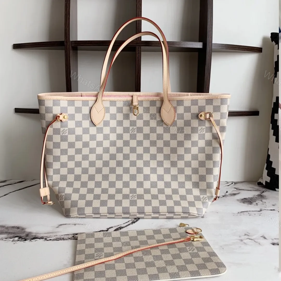 Louis Vuitton LV Neverfull Handbags Caro Pattern 32x29x17cm — view 1