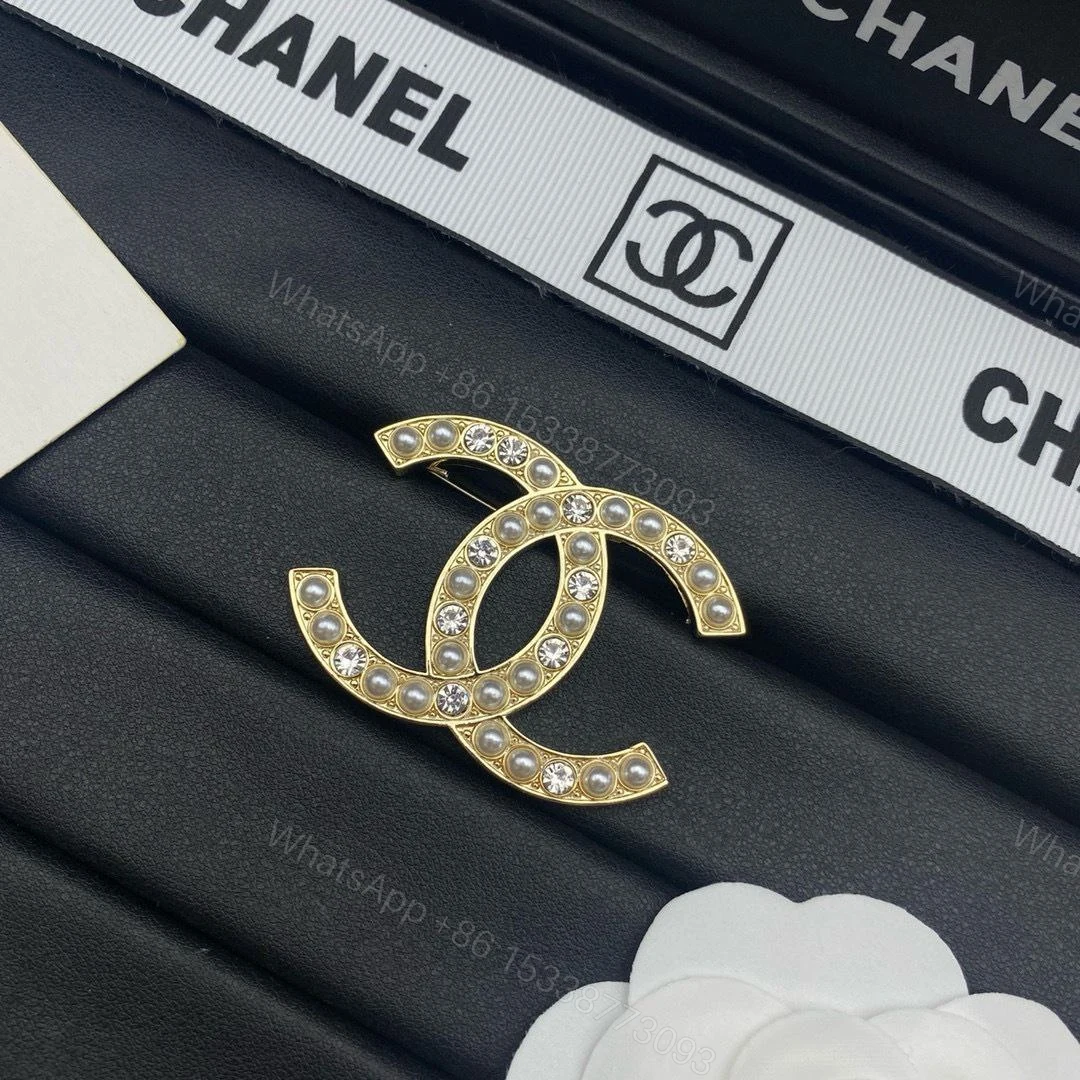 View 3 of CHANEL OTHER logo cc brooch