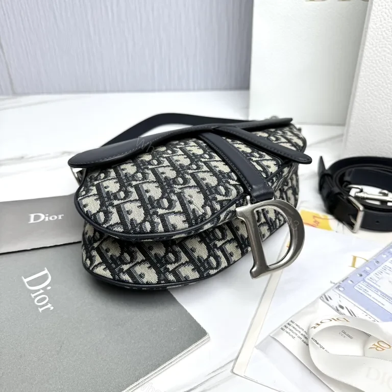 View 2 of Chic City Saddle Bag: Monogramed Teardrop Luxury Bag