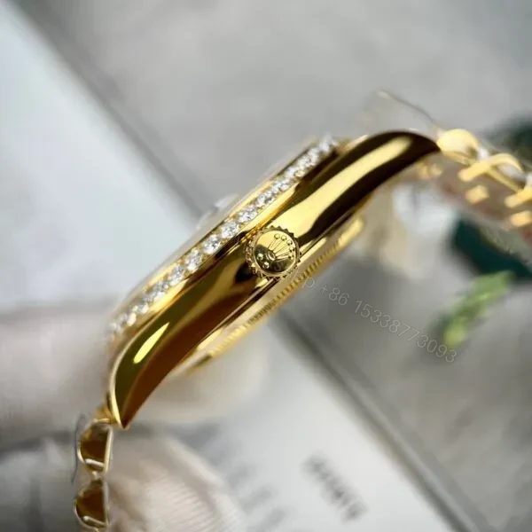 View 5 of Superclone Rolex Day-Date Champagne Dial 128398tbr-0037 36 mm