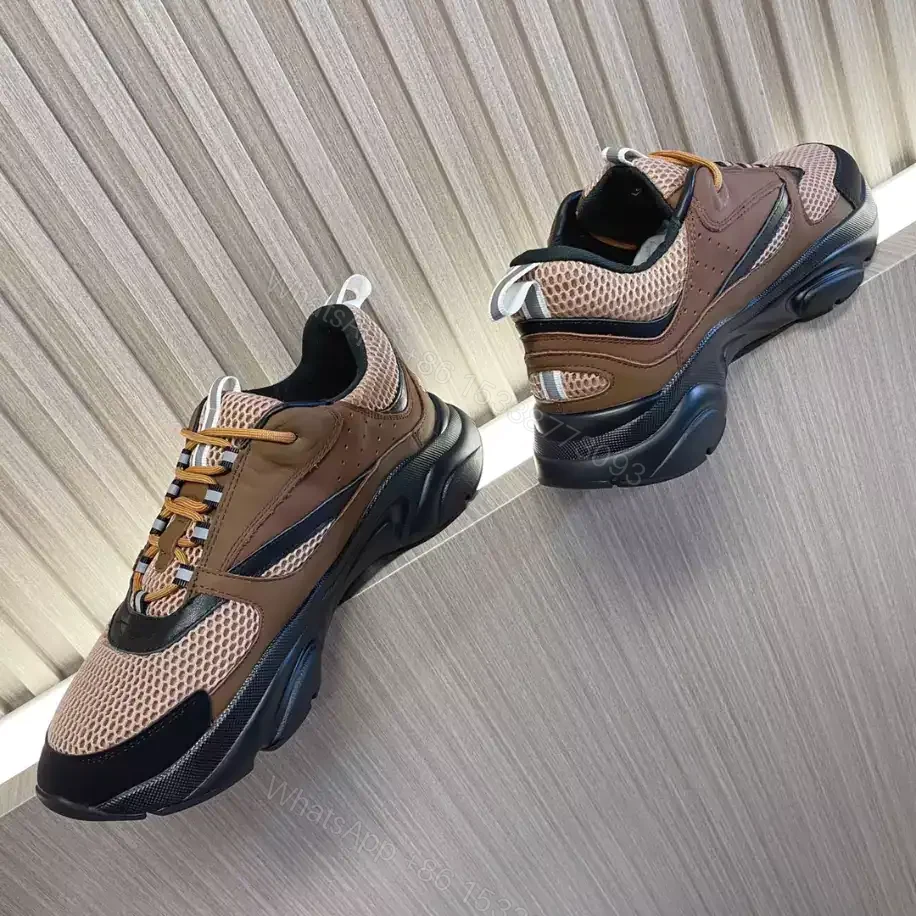 View 4 of B22 SNEAKER TECHNICAL MESH WITH AND CALFSKIN – CD128