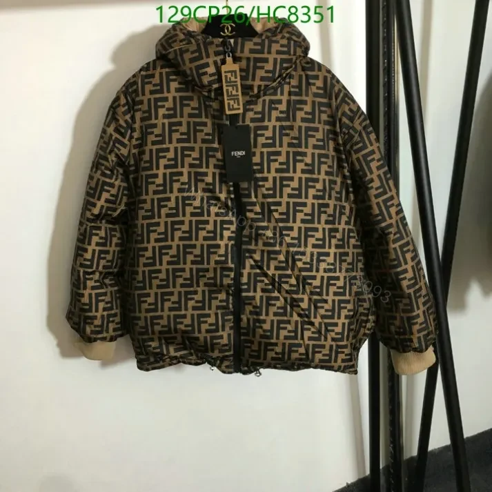 View 7 of Fendi Women’s Down Jacket HC83514 – Chic & Reversible Design