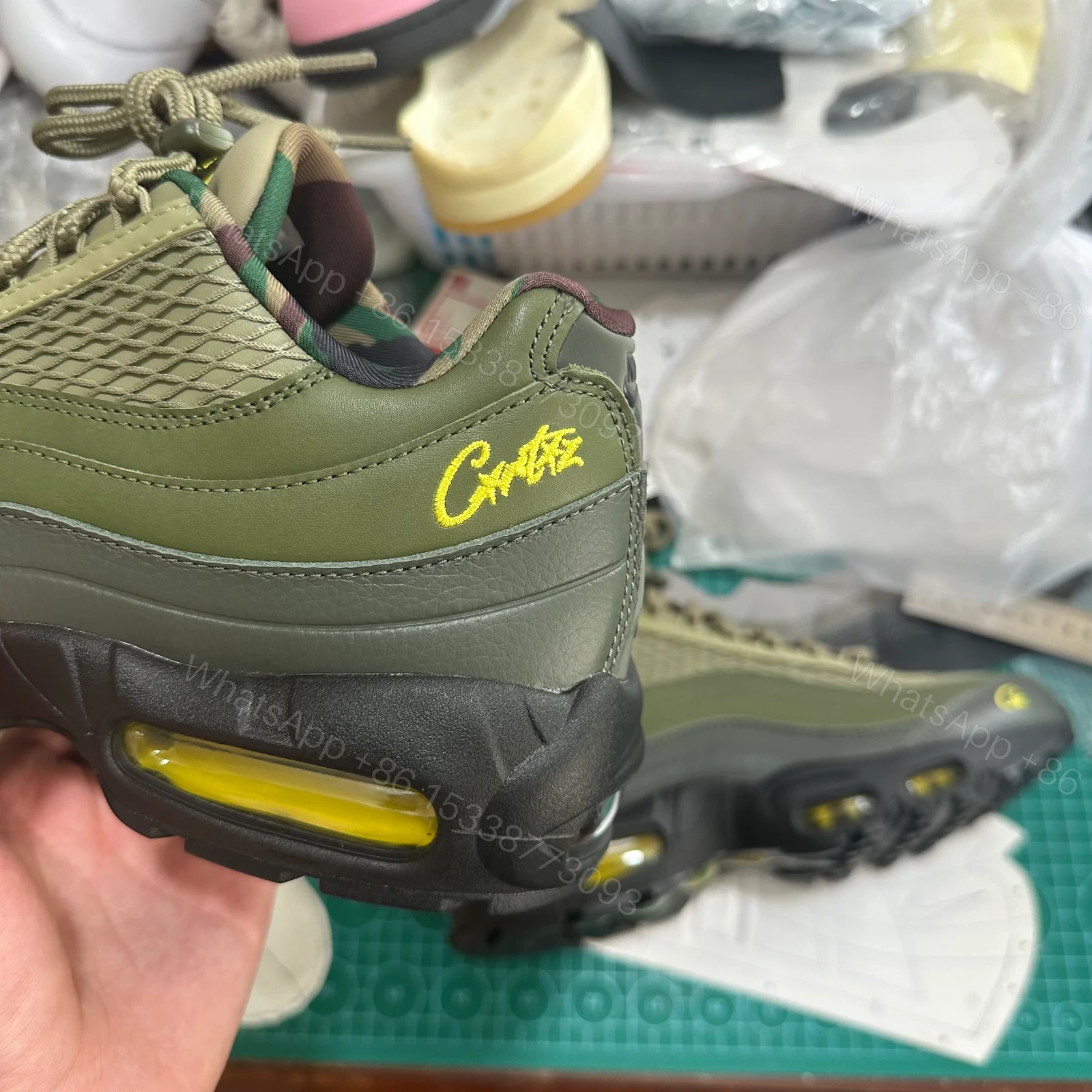 View 5 of Nike Air Max 95 SP Corteiz Gutta Green