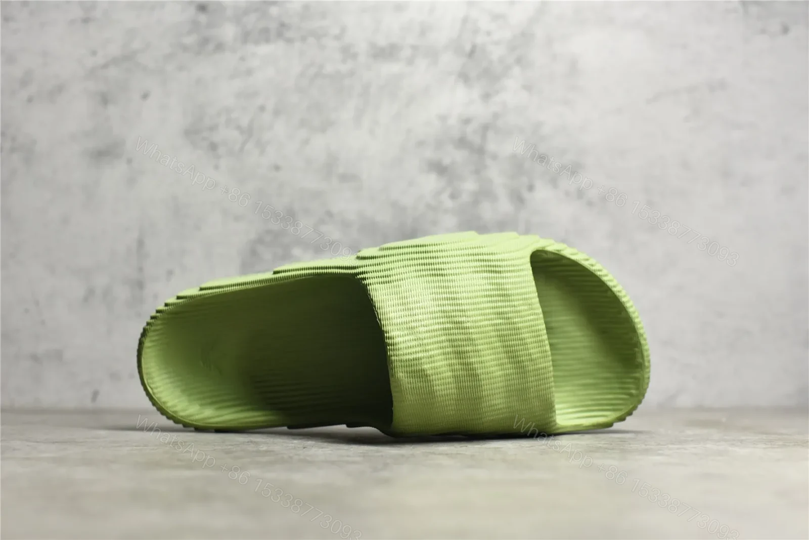 View 5 of UA originals adilette Green