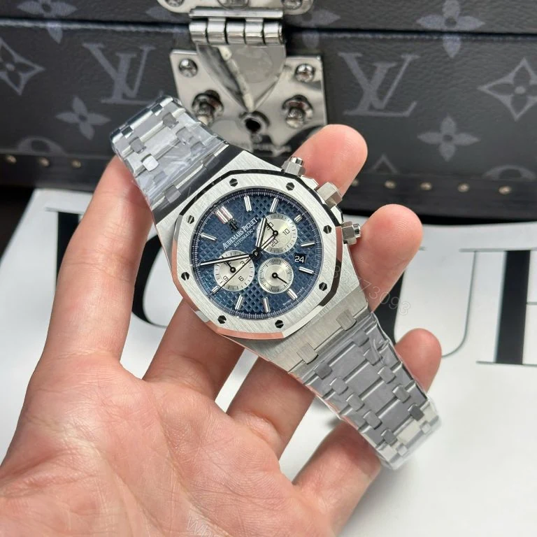 View 2 of Audemars Piguet Royal Oak 26331 Super Clone Chronograph Blue Dial