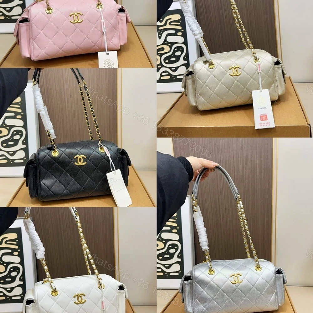 View 8 of Chanel Small Bowling Bag Light Beige 25Cm