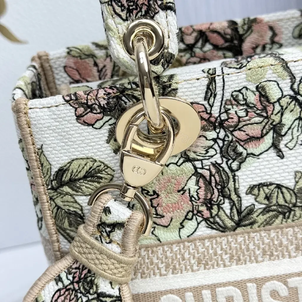 View 5 of Floral Luxe Handbag: Tapestry Texture, Crossbody Elegance