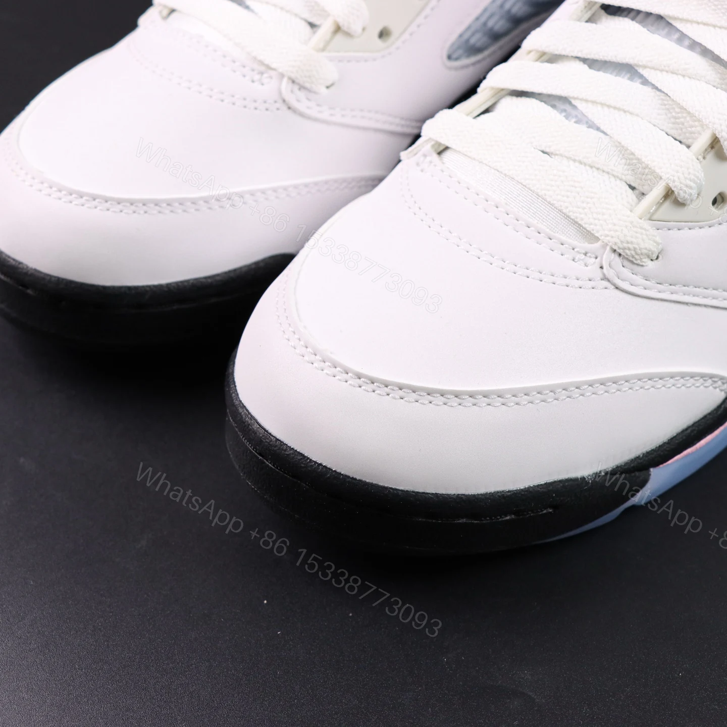 View 4 of Air Jordan 5 Retro Medium Soft Pink Reps