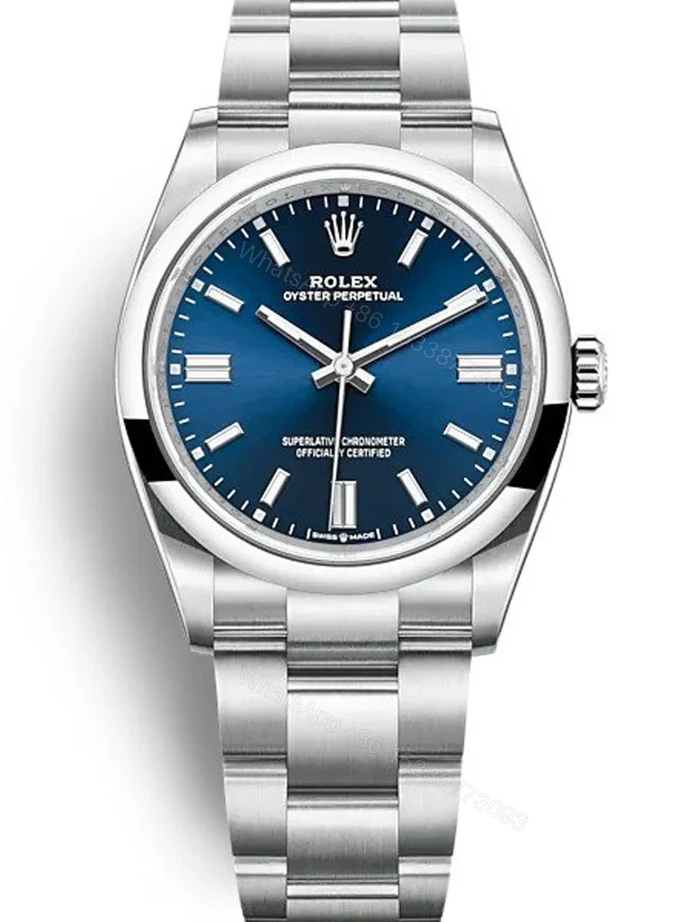 Replica Rolex Oyster Perpetual Lady Blue Dial 126000 36 mm — view 1