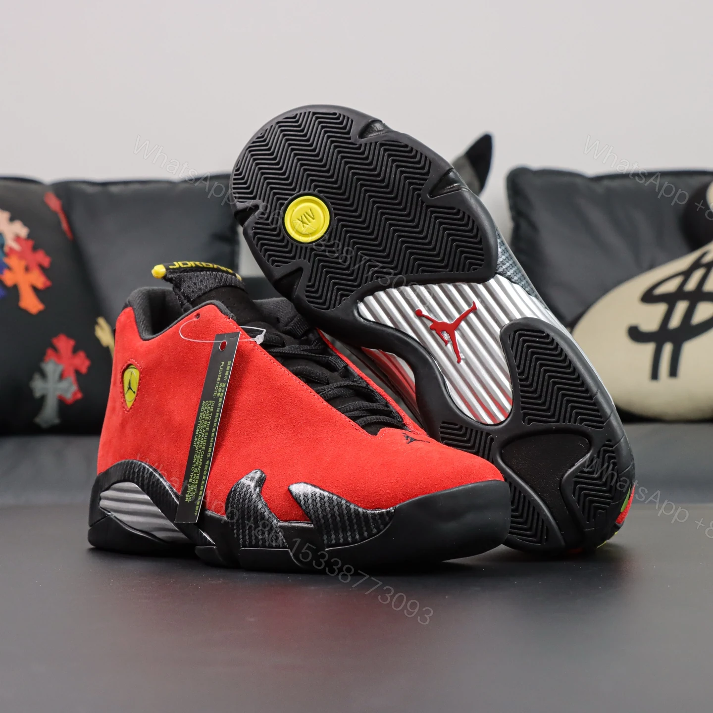 View 3 of Air Jordan 14 Retro Ferrari Reps